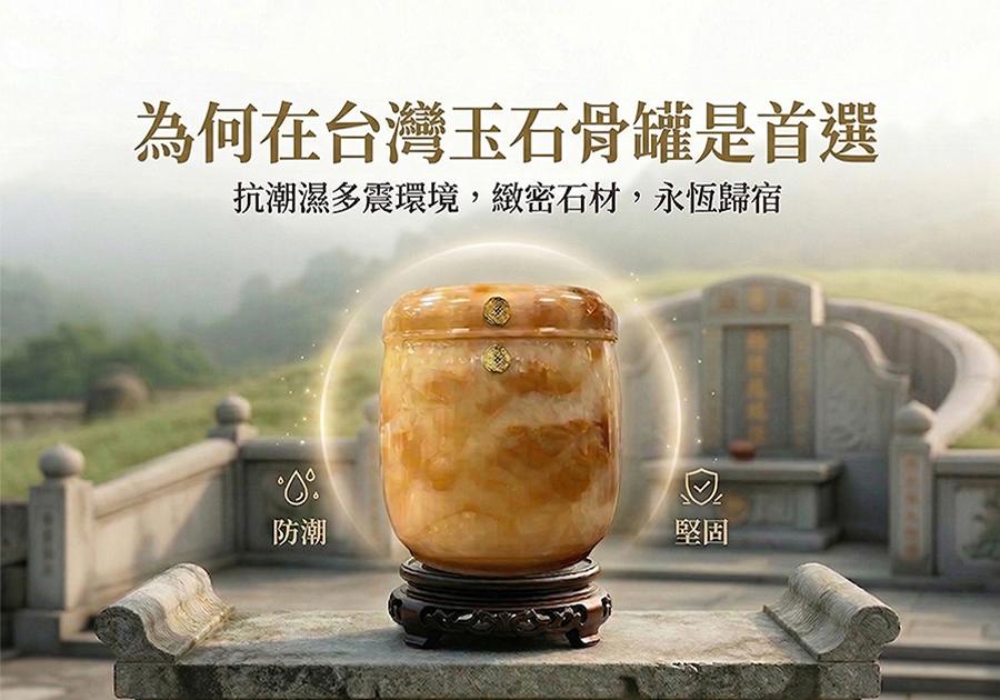 給摯愛最恆久的歸宿：為什麼玉石骨灰罐是傳承思念的首選？
