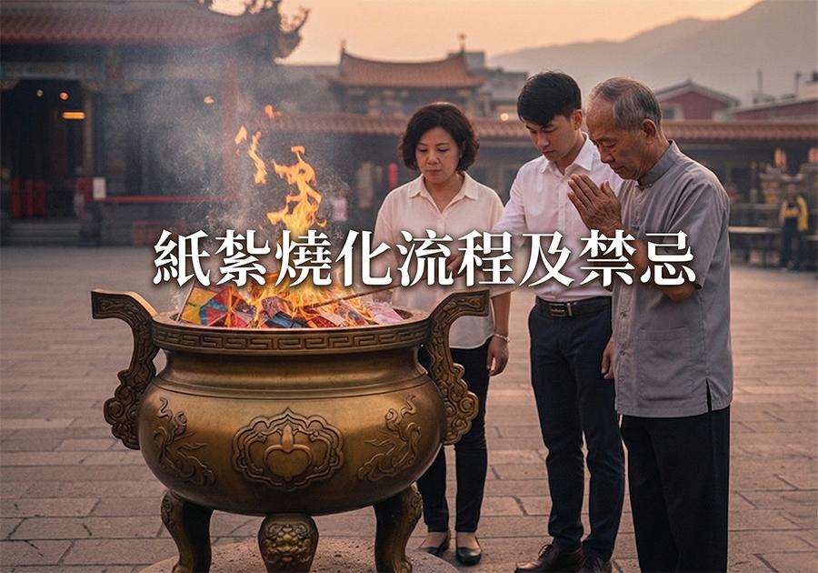 紙紮燒化流程與禁忌一次掌握