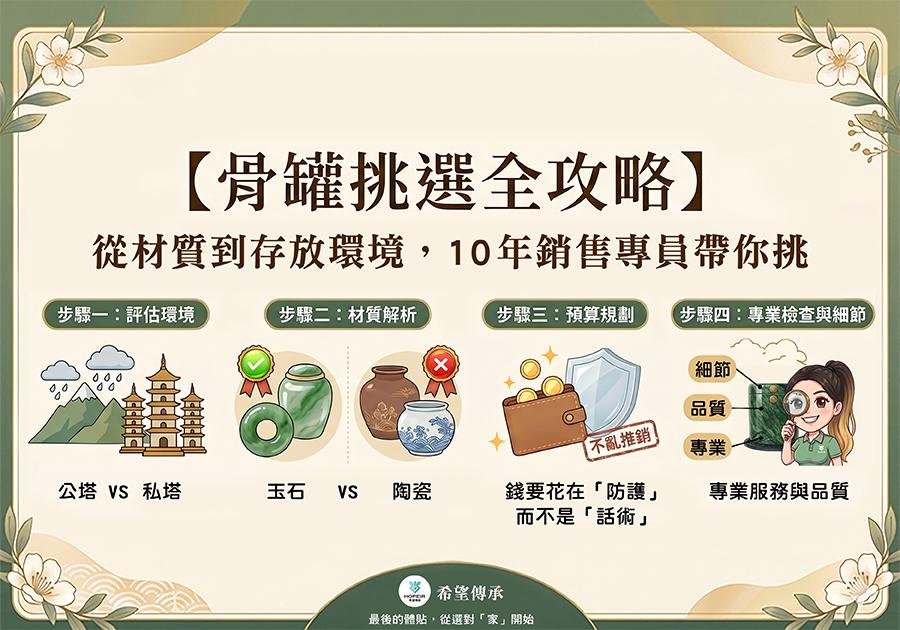 【骨罐怎麼選?】10年銷售專員帶你挑