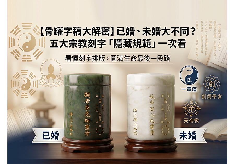 【骨罐字稿大解密】已婚、未婚大不同？
