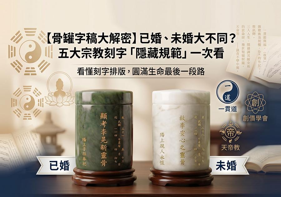 【骨罐字稿大解密】已婚、未婚大不同？