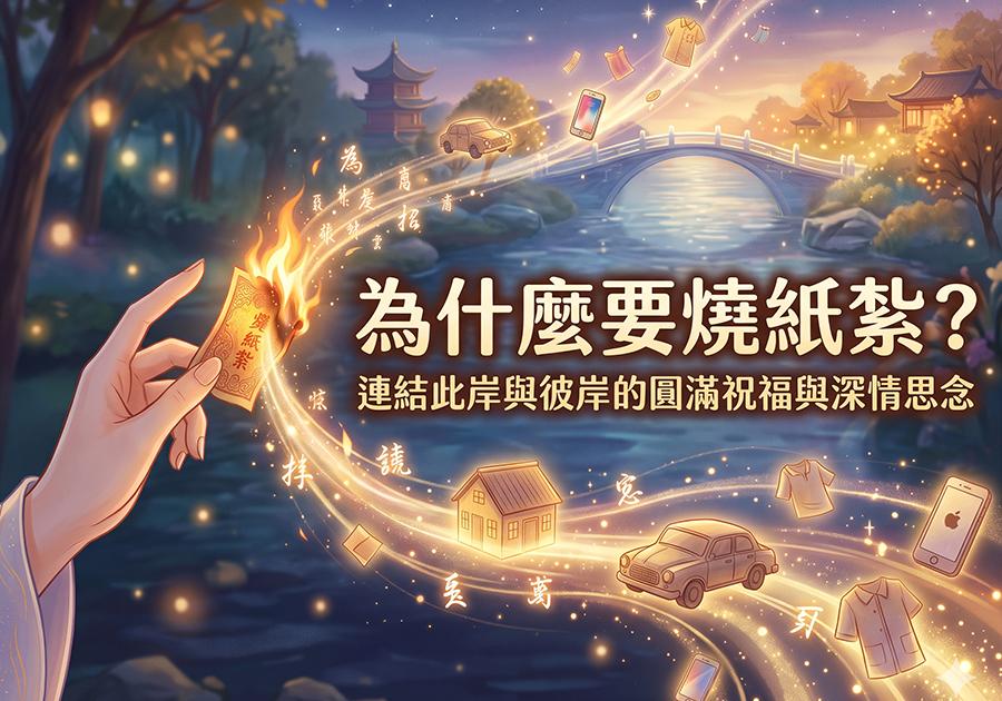 為什麼要燒紙紮給往生者?