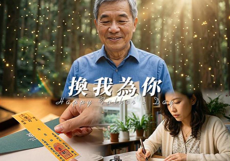 親愛的爸爸，父親節快樂